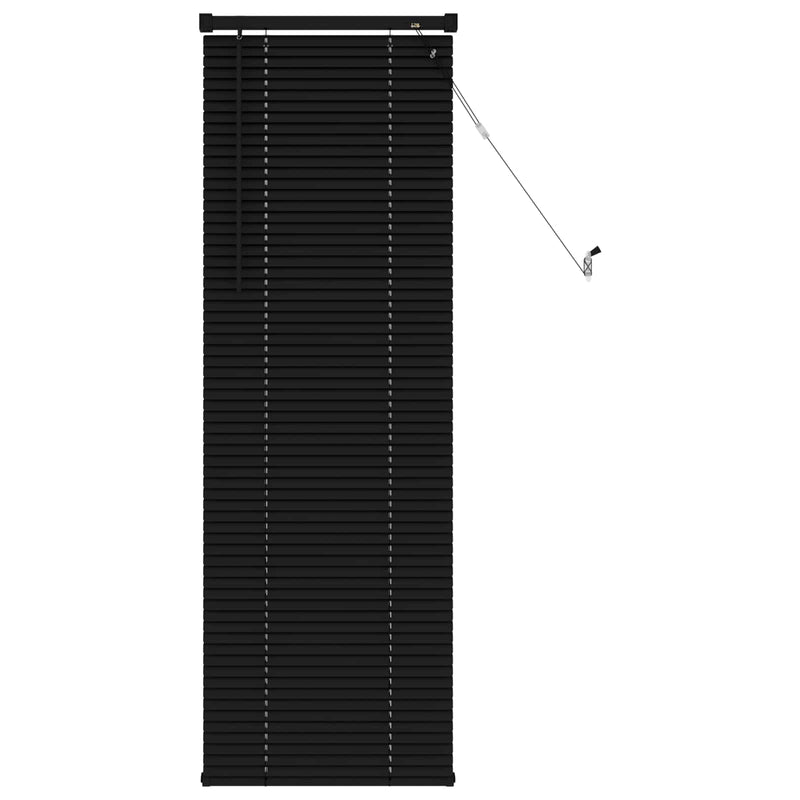 Afbeelding laden in galerijviewer, Vidaxl venetiaanse jaloezie zwart 150 x 50 cm 25 mm pvc

