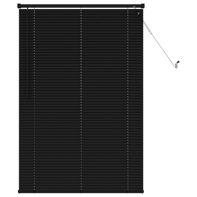 Afbeelding laden in galerijviewer, Vidaxl venetiaanse jaloezie zwart 150 x 90 cm 25 mm pvc

