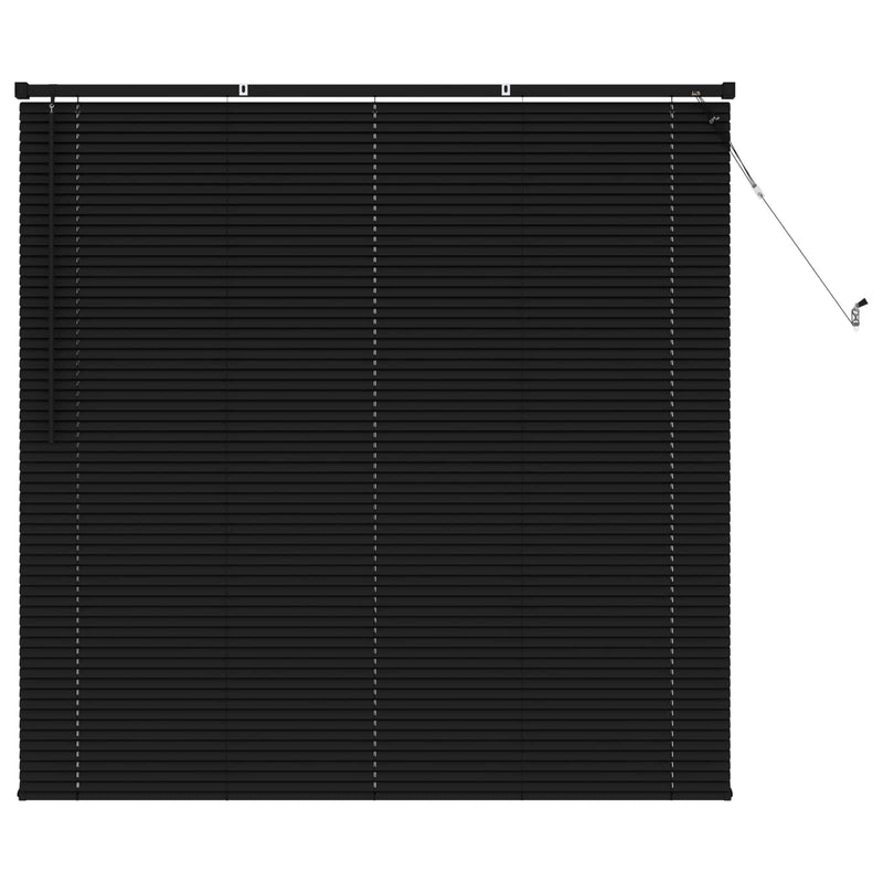 Afbeelding laden in galerijviewer, Vidaxl venetiaanse blind verstelbaar zwart 150 x 160 cm pvc
