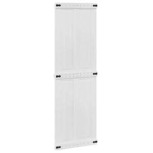 Vidaxl schuifdeur corona 70 x 210 cm massief grenenhout wit