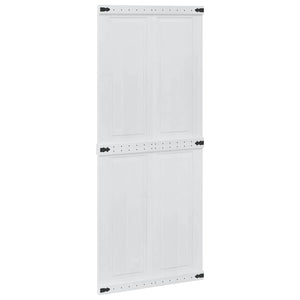 Vidaxl schuifdeur corona 90 x 210 cm massief grenenhout wit