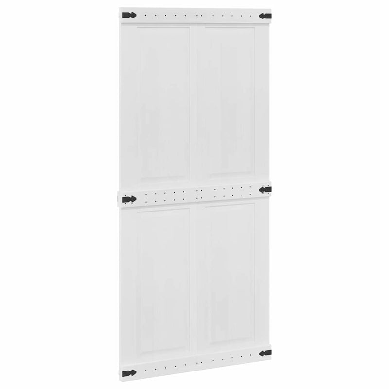 Afbeelding laden in galerijviewer, Vidaxl deur corona wit 100 x 210 cm bewerkt hout
