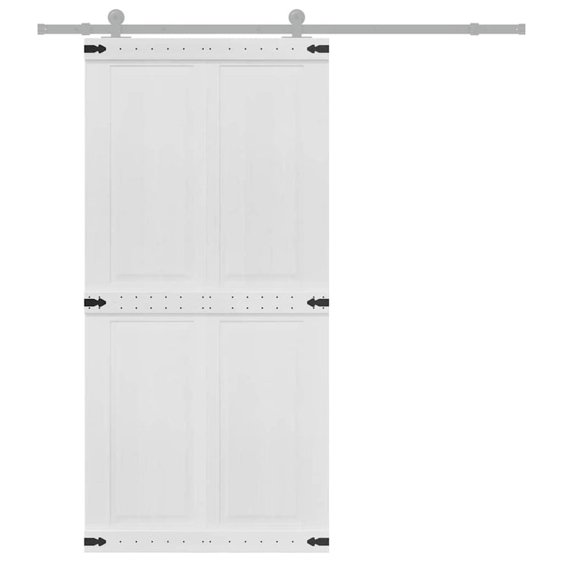 Afbeelding laden in galerijviewer, Vidaxl deur corona wit 100 x 210 cm bewerkt hout
