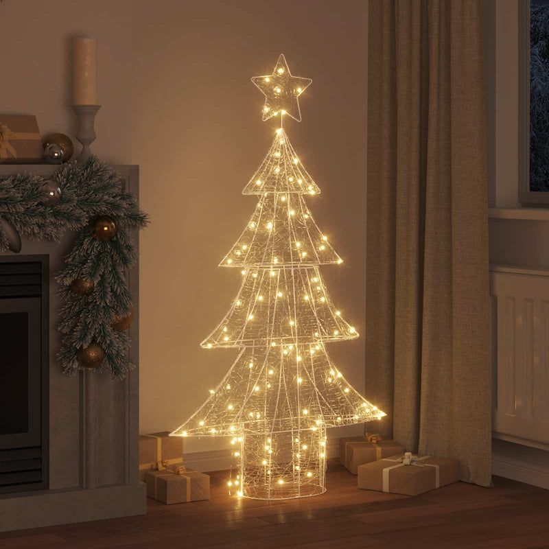 Afbeelding laden in galerijviewer, Vidaxl kerstboom met 160 led warmwit 150 cm acryl

