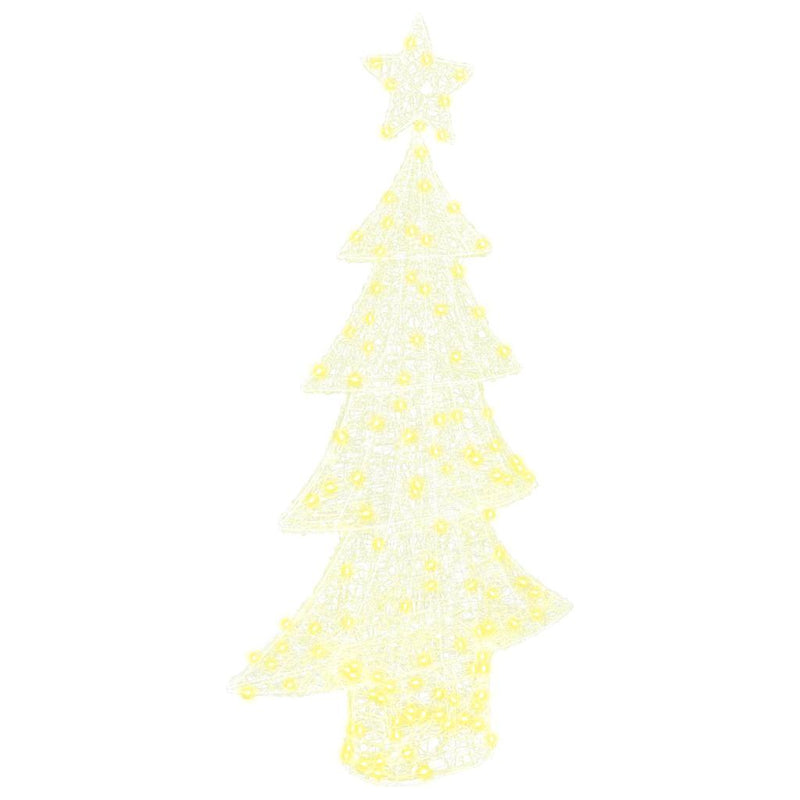 Afbeelding laden in galerijviewer, Vidaxl kerstboom met 160 led warmwit 150 cm acryl
