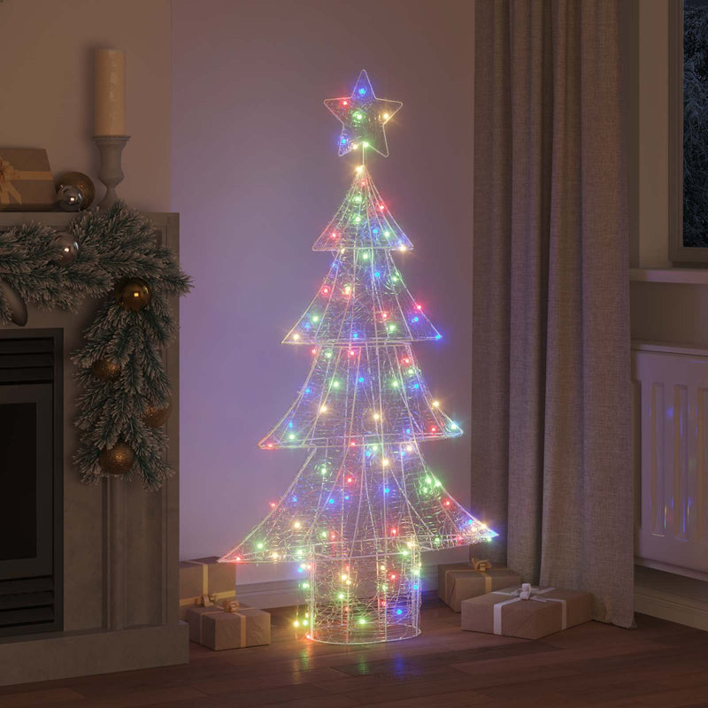 Afbeelding laden in galerijviewer, Vidaxl kerstboom met 160 led multikleur 150 cm acryl
