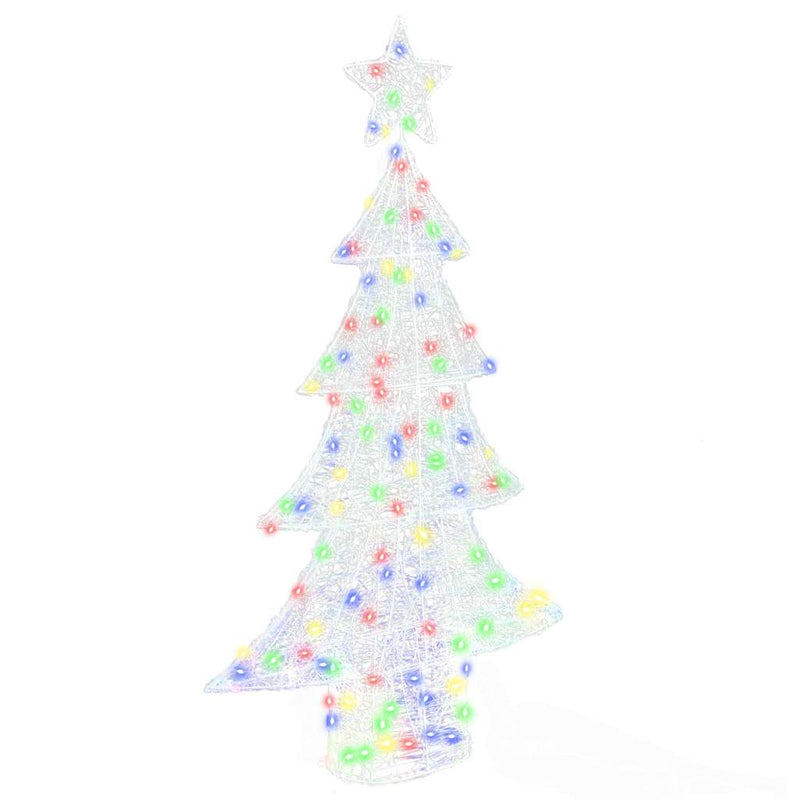 Afbeelding laden in galerijviewer, Vidaxl kerstboom met 160 led multikleur 150 cm acryl
