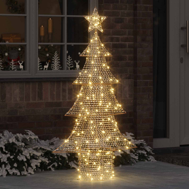 Afbeelding laden in galerijviewer, Vidaxl kerstboom met 160 led warmwit 151 cm pet
