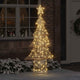 Vidaxl kerstboom met 240 led warmwit 181 cm pet