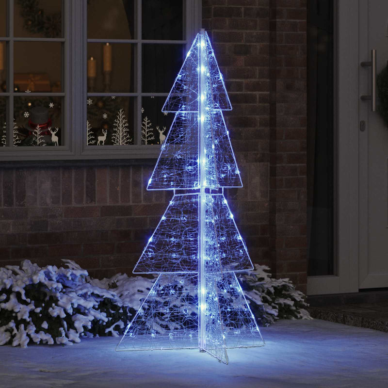 Afbeelding laden in galerijviewer, Vidaxl kerstboom blauw 150 cm acryl 160 led's
