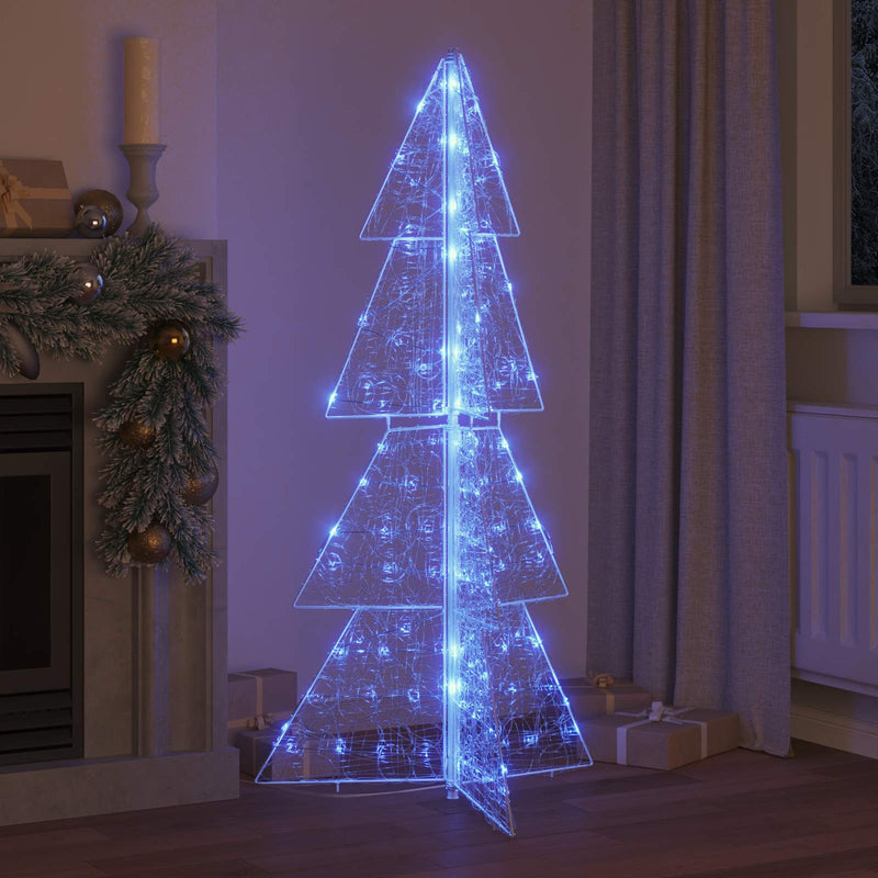 Afbeelding laden in galerijviewer, Vidaxl kerstboom blauw 150 cm acryl 160 led's
