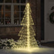 Vidaxl kerstboom met 240 led warmwit 180 cm acryl