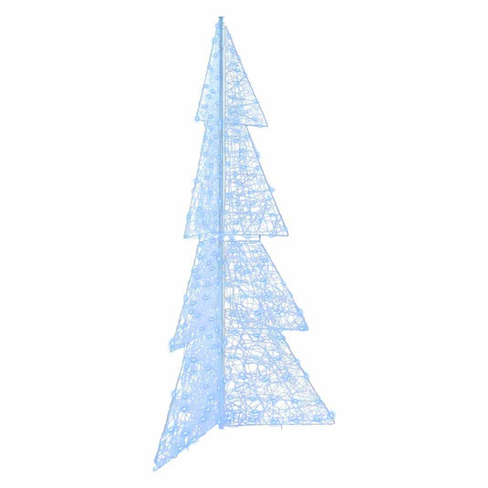 Vidaxl kerstboom met 240 led koud wit 180 cm acryl
