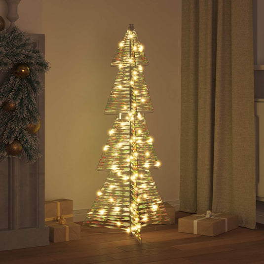 Vidaxl kerstboom met 100 led warmwit 120 cm pet