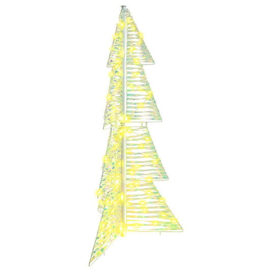 Vidaxl kerstboom met 100 led warmwit 120 cm pet