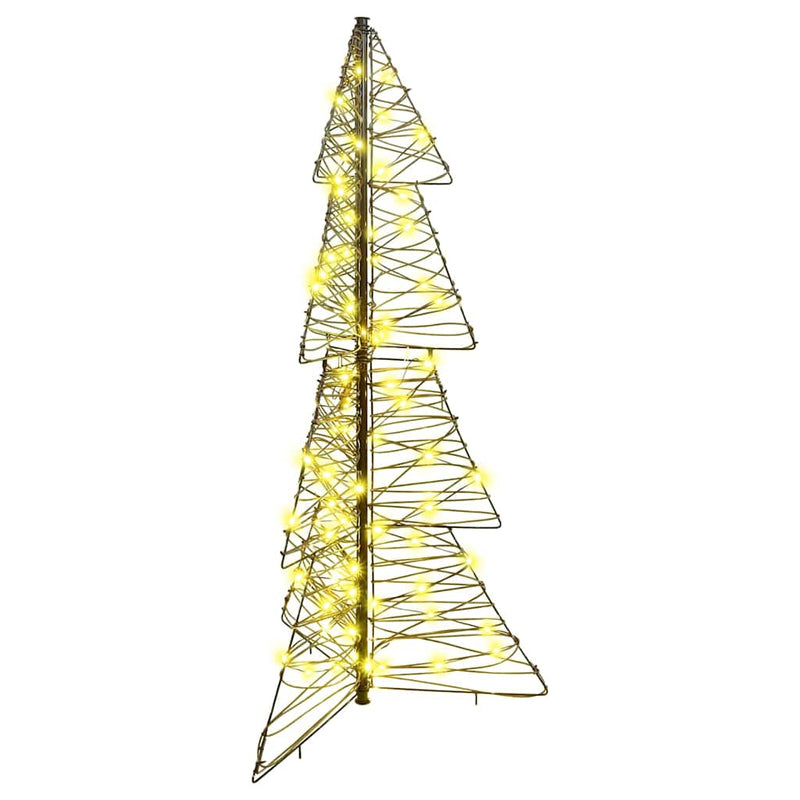 Afbeelding laden in galerijviewer, Vidaxl kerstboom met 100 led warmwit 120 cm rattan

