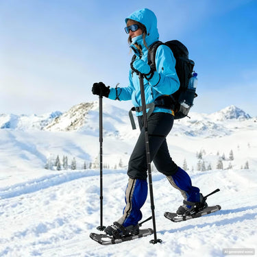Vidaxl 3 in 1 sneeuwschoenen zilver en zwart 21 inches