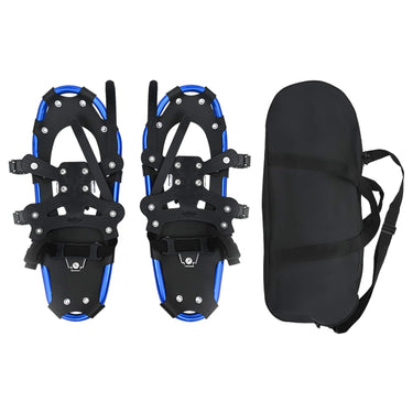 Vidaxl 3 in 1 sneeuwschoenen blauw en zwart 21 inches