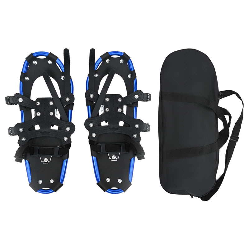 Afbeelding laden in galerijviewer, Vidaxl 3 in 1 sneeuwschoenen blauw en zwart 21 inches
