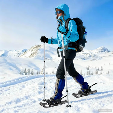 Vidaxl 3 in 1 sneeuwschoenen met wandelschoenen zilver en zwart