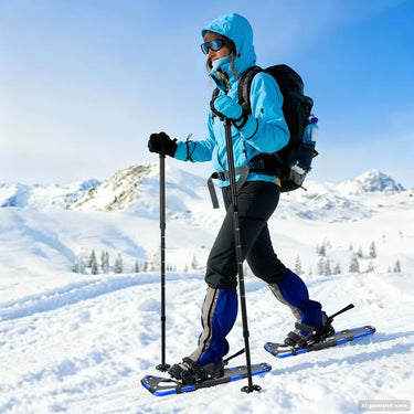 Vidaxl 3 in 1 sneeuwschoenen blauw en zwart 30 inches