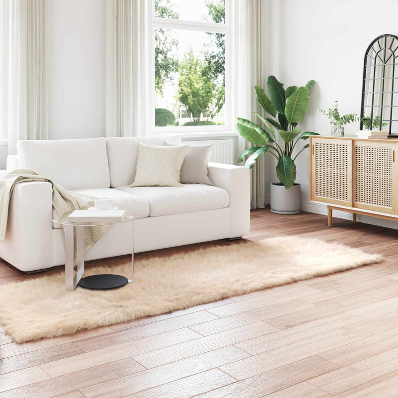 Afbeelding laden in galerijviewer, Vidaxl tapijt van imitatie tafalla beige 80 x 250 cm polyester
