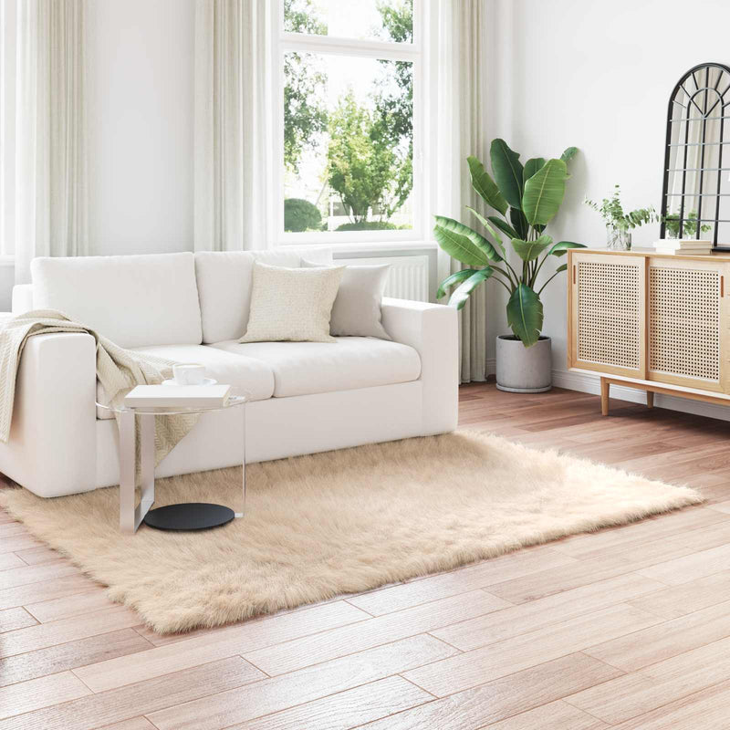 Afbeelding laden in galerijviewer, Vidaxl tapijt van imitatie tafalla beige 140 x 200 cm polyester
