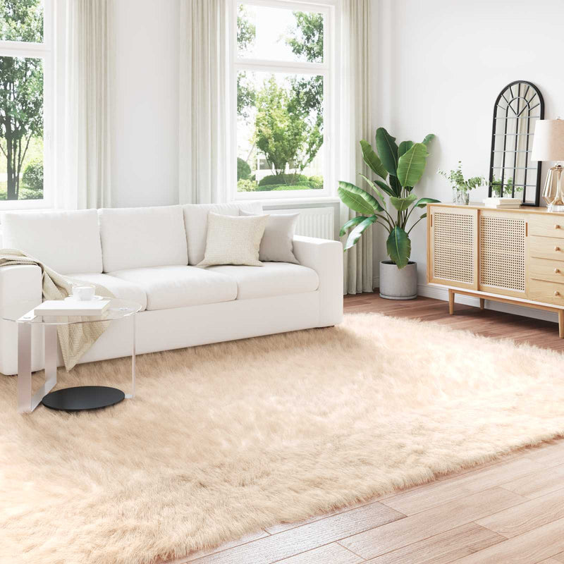 Afbeelding laden in galerijviewer, Vidaxl tapijt van imitatie tafalla beige 240 x 340 cm polyester
