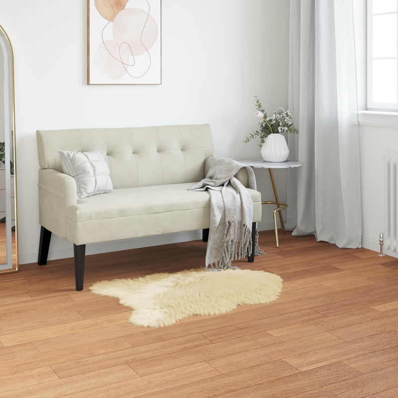 Afbeelding laden in galerijviewer, Vidaxl tapijt van imitatie tafalla crèmekleurig 80 x 120 cm polyester
