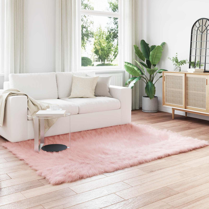 Afbeelding laden in galerijviewer, Vidaxl tapijt van imitatie tafalla roze 140 x 200 cm polyester
