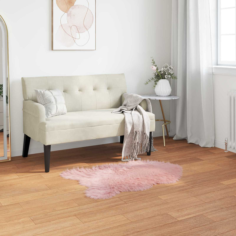 Afbeelding laden in galerijviewer, Vidaxl tapijt van imitatie tafalla roze 60 x 90 cm polyester
