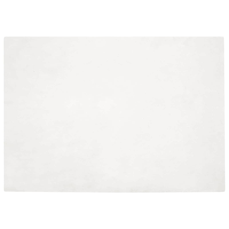 Afbeelding laden in galerijviewer, Vidaxl nep konijnenbont tapijt olite wit 140 x 200 cm polyester
