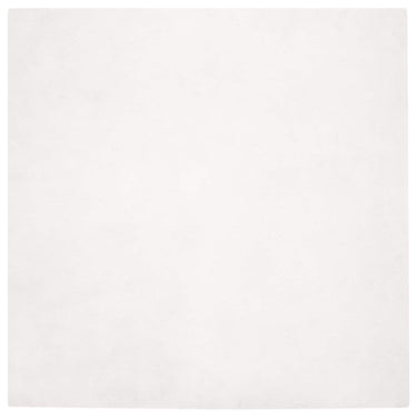 Vidaxl nep konijnenbont tapijt olite wit 240 x 240 cm polyester