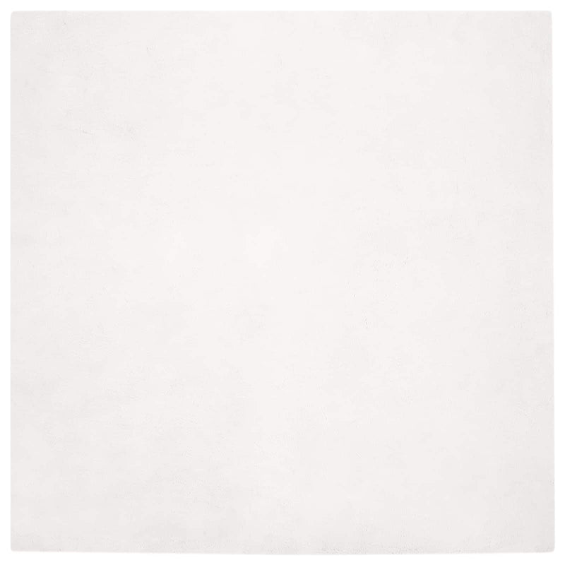 Afbeelding laden in galerijviewer, Vidaxl nep konijnenbont tapijt olite wit 240 x 240 cm polyester
