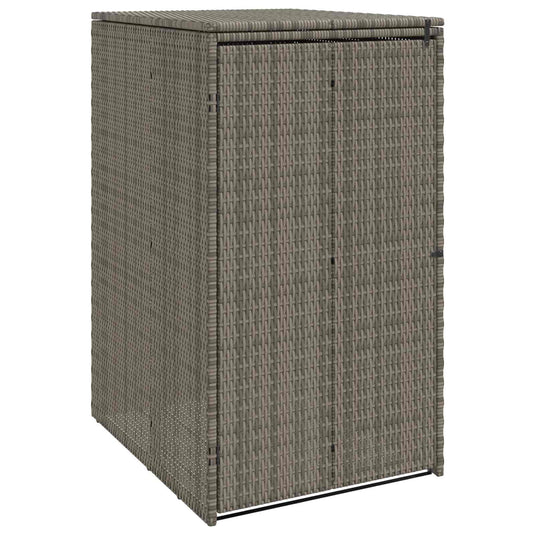Vidaxl afvalbak box grijs 65 x 80 x 115 cm polyetheen