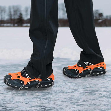 Vidaxl ijs-klemmen voor schoenen oranje l