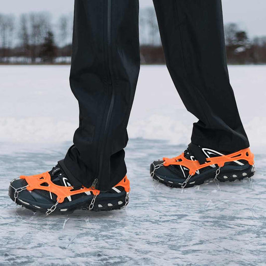 Vidaxl ijs-klemmen voor schoenen oranje l