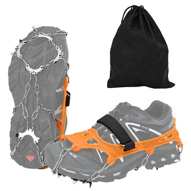 Vidaxl ijs-klemmen voor schoenen oranje xl