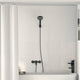 Vidaxl doucheset zwart g 1 2 inch koper
