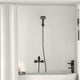 Vidaxl doucheset zwart g 1 2 inch