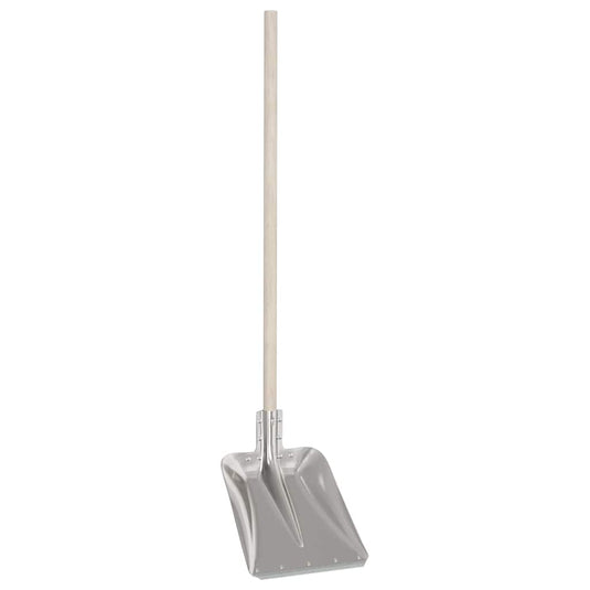 Vidaxl schep hoofd zilver 45 x 38 cm aluminium