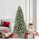 Vidaxl kerstbal set met 300 led 120 pcs zilver kunststof