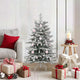Vidaxl kerstbal set 40 pcs wit en roze kunststof