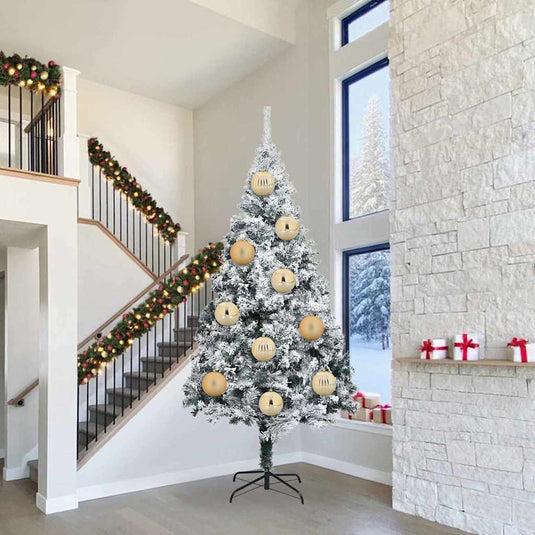 Vidaxl kerstbal set xxl 3 pcs goud kunststof