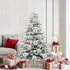 Vidaxl kerstbal set xl 9 pcs zilver kunststof