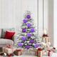 Vidaxl kerstbalset xl 9 pcs lila kunststof