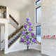 Vidaxl kerstbal set xxl 3 pcs lila kunststof