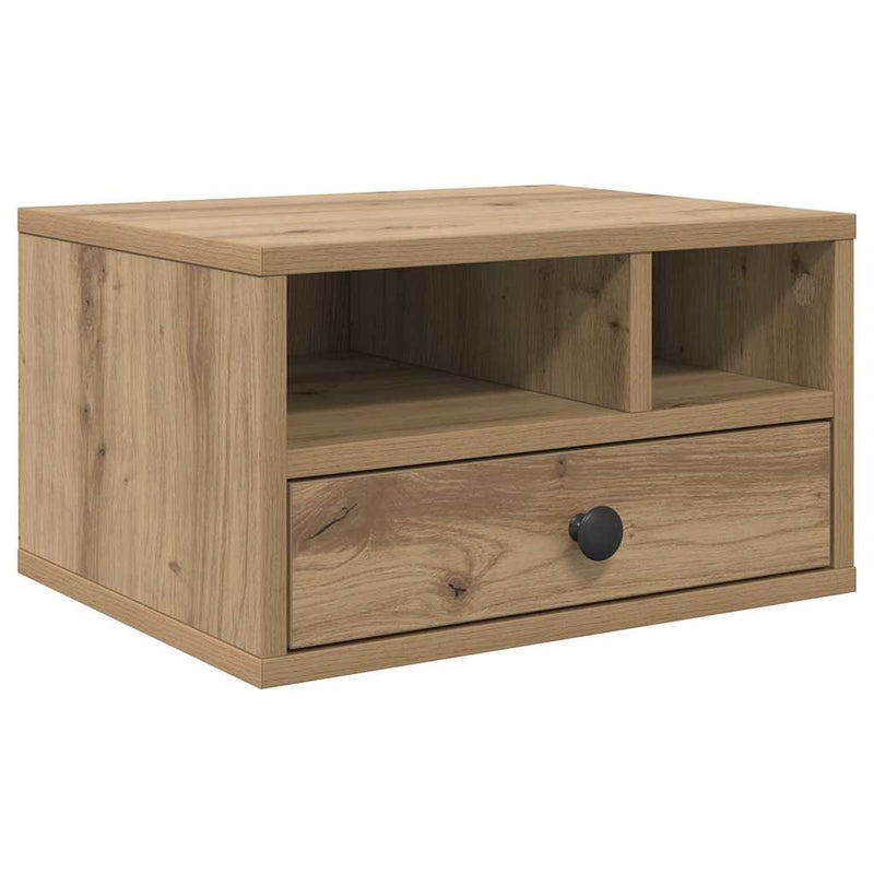 Afbeelding laden in galerijviewer, Vidaxl printerstand artisan eiken 40 x 32 x 24 cm bewerkt hout
