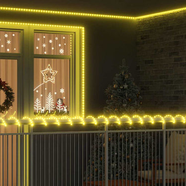 Vidaxl touwenlicht met 2400 led warmwit 100 m pvc