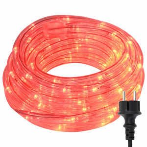 Vidaxl touwenlicht met 2400 led rood 100 m pvc